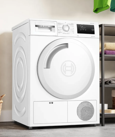 Bosch 8kg sấy – Giải pháp hoàn thiện cho không gian giặt hiện đại